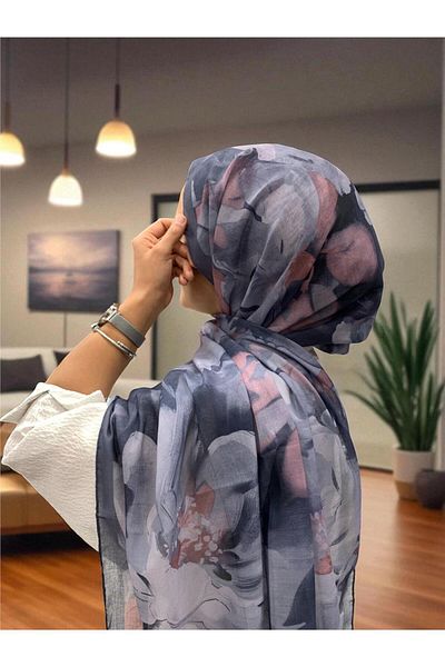Baştacı Soft Flower 0348 Smoked Shawl