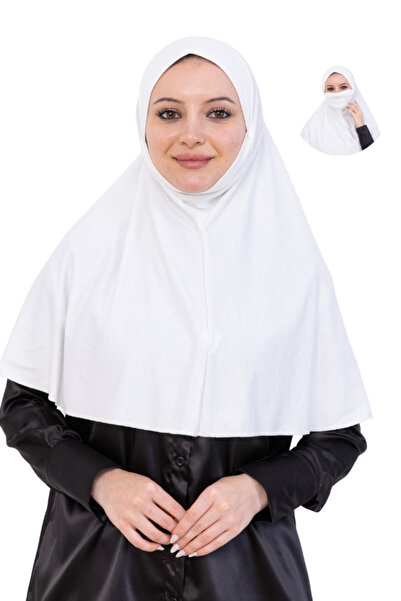 Modish Group Hazır Başörtüsü Pratik İslami Giyim Penye Peçeli Türban Namaz İç...