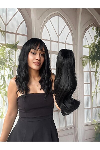 Suzan Peruk At kuyruğu Postiş Mandallı Tokalı Saç eklentisi