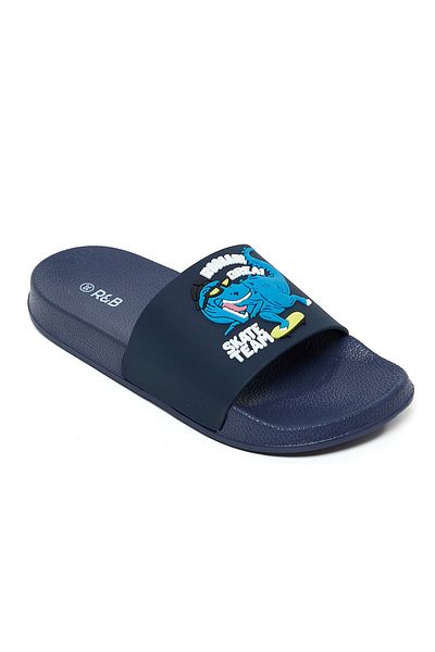 R&B Navy Blue BOYS SLIDERS 32-37