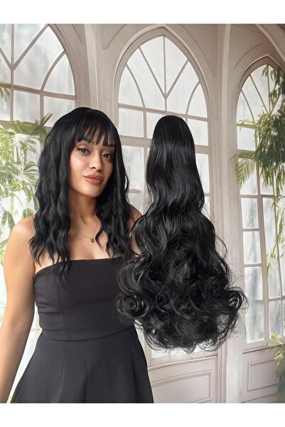 Suzan Peruk At kuyruğu Postiş Mandallı Tokalı Saç eklentisi