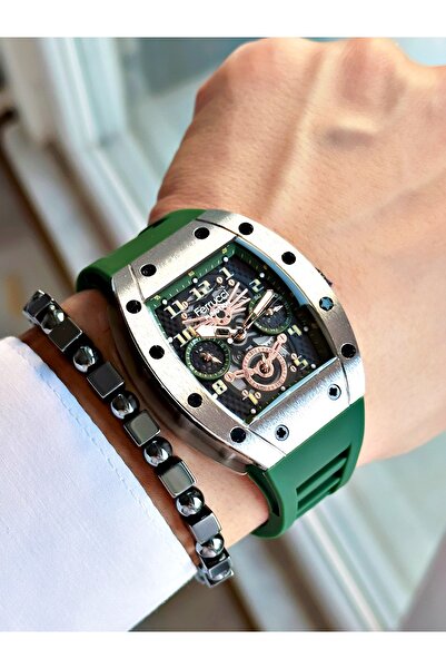 Ferrucci Original Design Watch with Functional Silicone Cord Men's Wristwatch Bracelet Gift