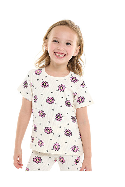 R&B تي شيرت متعدد الألوان للبنات، عبوة من قطعتين، من عمر 2 إلى 8 سنوات