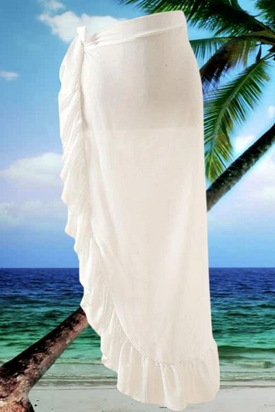 emosavm Swimsuit Top with Ruffles on the Sides Pareo Model 66000