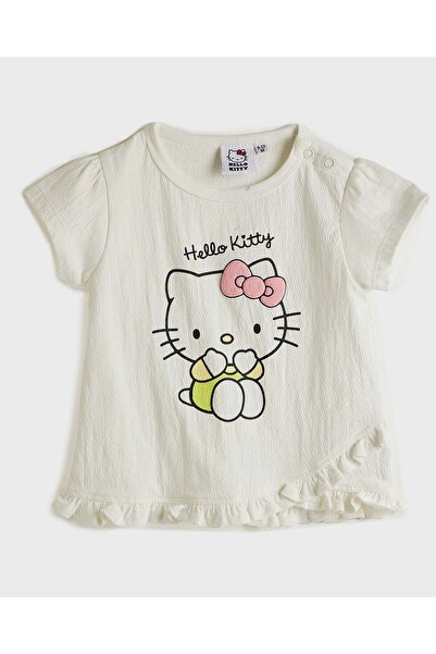 R&B تيشيرت عاجي أنيق مقاس 6-24 شهرًا