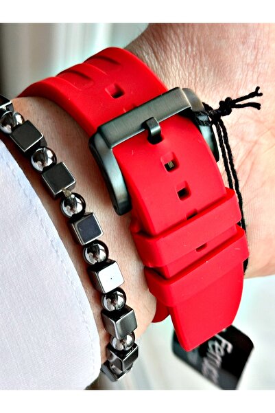 Ferrucci Original Design Watch with Functional Silicone Cord Men's Wristwatch Bracelet Gift