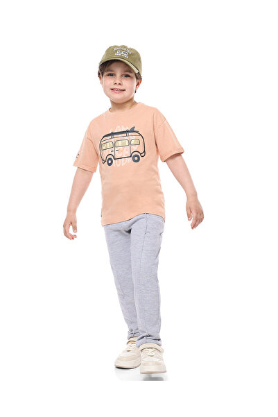 R&B تيشيرت خوخي للأولاد من عمر 2 إلى 8 سنوات