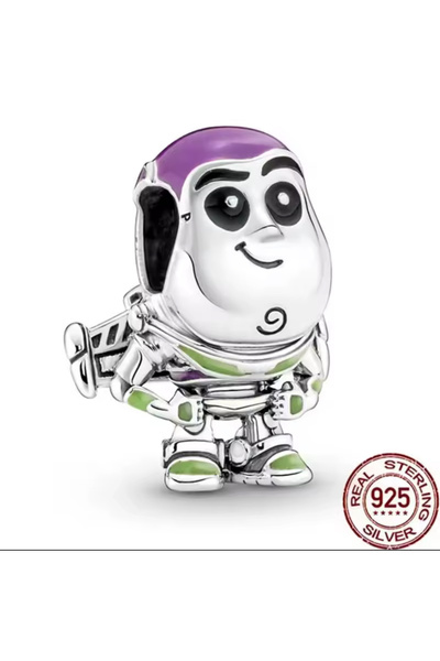 Lovecharm Silver Buzz Lightyear Pixar Charm