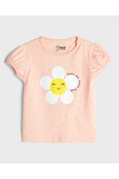 R&B Light Pink BASIC TEE 0-24M