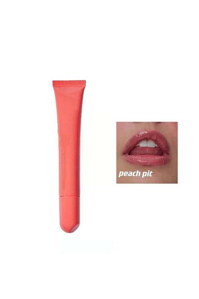 huitich Peach Pit Lip Gloss Moisturizing Tinted Lip Balm