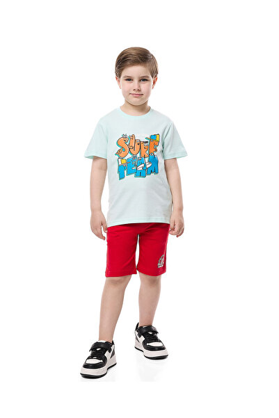 R&B Light Blue BOYS T-SHIRT 2-8Y