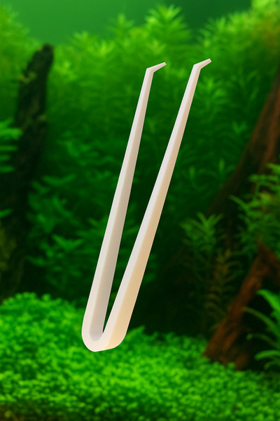 Aydın Akvaryum Akvaryum Eğik Uçlu Bitki Cımbızı Kaliteli Plastik, 26 cm