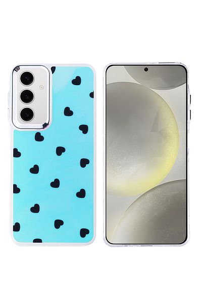 Cep Plus حافظة Galaxy S24 FE CPPL Hadra Cover مع تصميم وسادة هوائية - قلب