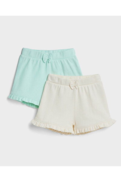 R&B شورت متعدد المقاسات للبنات الرضع PO2 من 0 إلى 24 شهرًا