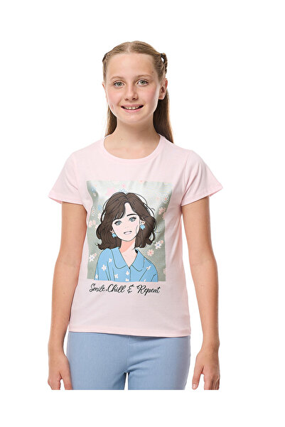R&B Pink GIRLS T-SHIRT 8-16Y