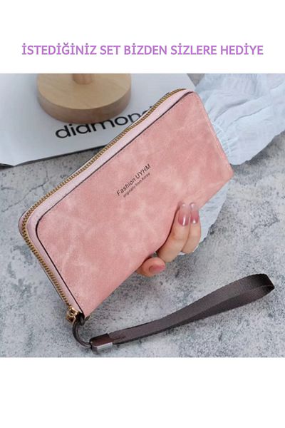 Weixier Original Korean, Paper Money, Coin, Stylish Women's Wallet with Phone and Card Holder Compartment Zipper, Gift