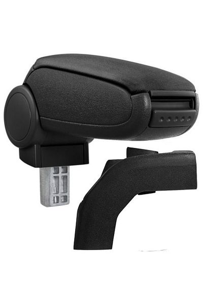 DELUXETUNING Car armrest Ford C-MAX 2003-2010, black, textile material