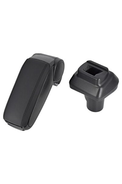 DELUXETUNING Dedicated car armrest FORD CONNECT 2002-2020, black, imitation leather