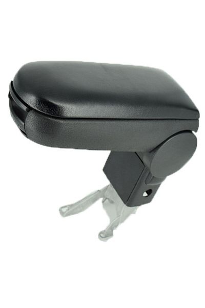 DELUXETUNING Car armrest SKODA OCTAVIA 1 1996-2010, black, imitation leather