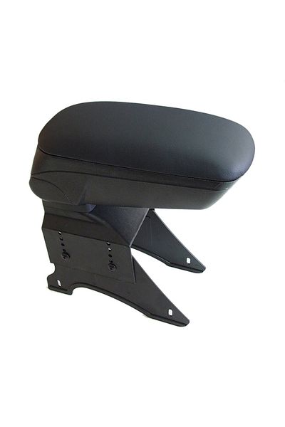 DELUXETUNING Universal Car Armrest, Black, Foldable Length 27cm