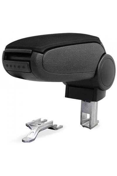 DELUXETUNING Cotiera auto dedicata AUDI A4 B6 B7 2002-2008 Negru Material textil