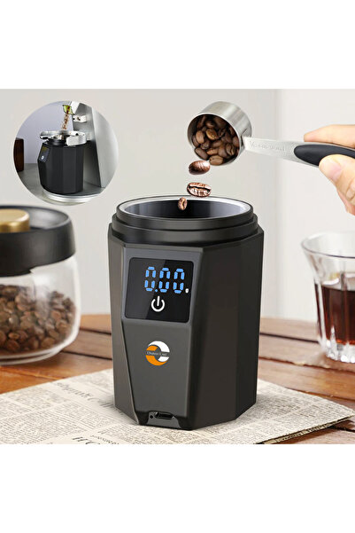 Omran Cart ميزان قهوة 2 في 1 قابل لإعادة الشحن بمنفذ USB-C، دقة 0.1 جرام، وزن...