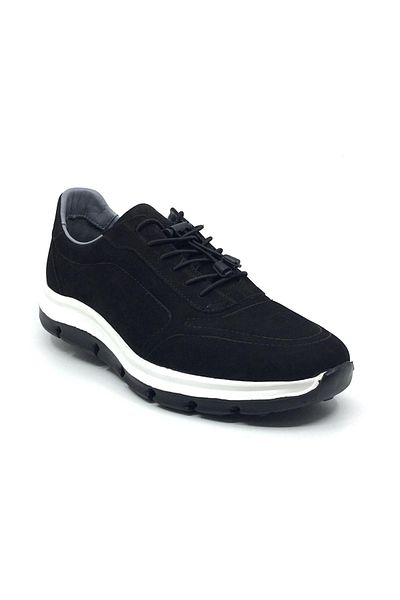Taşpınar Ayakkabı License 100% Genuine Leather Orthopedic Men's Daily Smart Lace-Up Summer Shoes with Sponge Gift