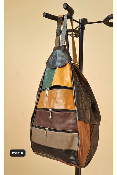 Luvili Bag Real Leather Backpack and Shoulder Bag |   Monkey Bag (Large Size)