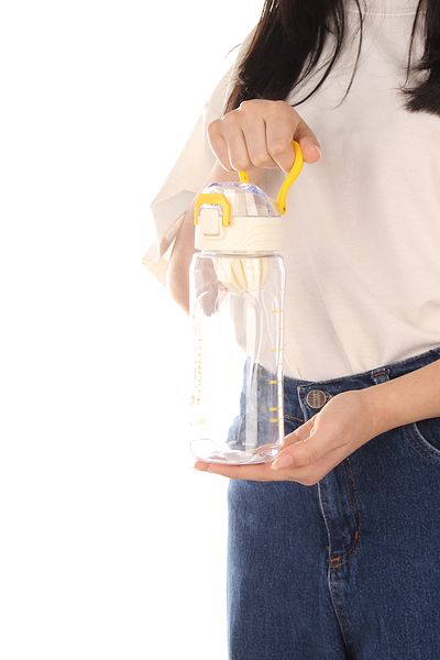 Relaxion Rlx-442 Drinking Bottle School Flask Unbreakable No Smell Food Contact Convenient Yellow