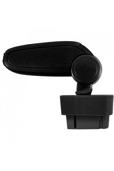 DELUXETUNING Car armrest Opel Corsa D 2006-2014, black, imitation leather