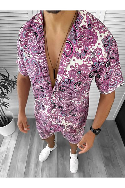 dehaine Men's Summer Set, Shorts and Shirt, 12743