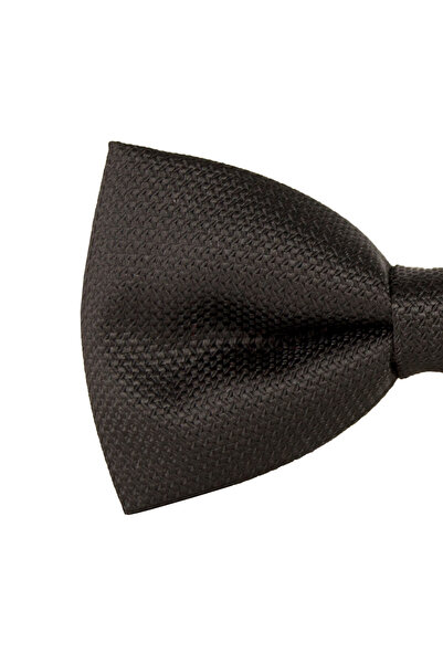 NEWTONE Classic bow tie with silky texture, Newtone, PP01, Shiny Black, 12 x 6 cm
