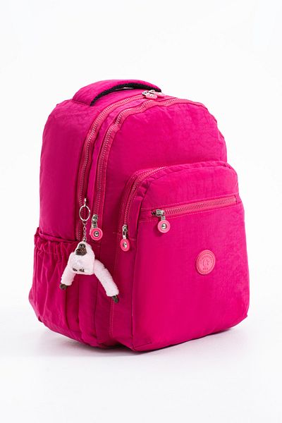 Kingston Hill Crinkle Fabric Lightweight Backpack - Suitable for School/Daily Use, Waterproof, Multi-Compartment