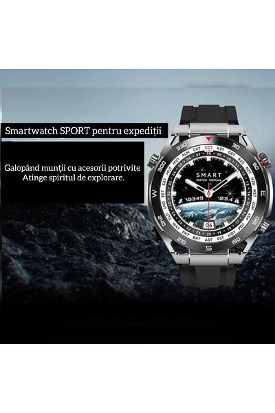 TechGS Men's Smartwatch, TechGS®, Ultimate with ZINC Alloy, IP68, 400 mAh Battery