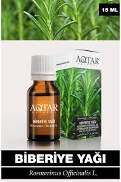 Aqtar %100 Saf Biberiye Uçucu Yağı 15 ML | Rosmanirus Officinalis