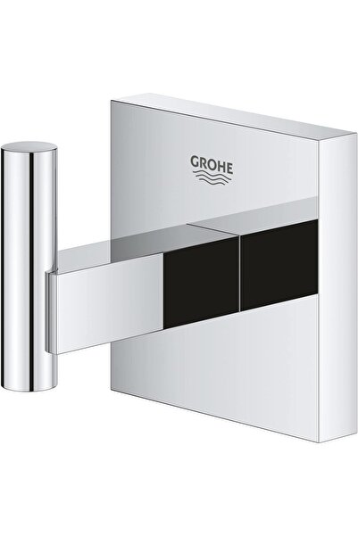 Grohe Start Cube Robe Hook - Wall Mounted Towel Hook, Chrome, 40961000
