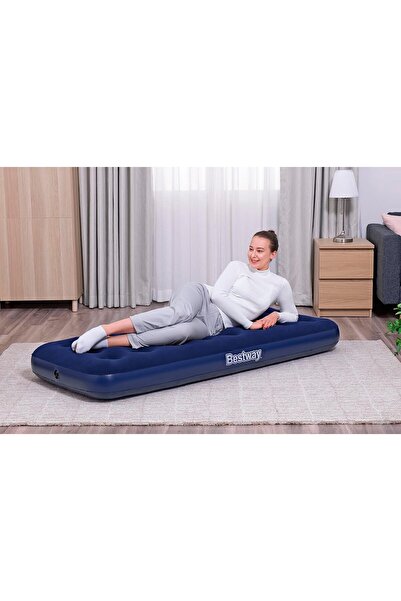 BESTWAY Single Inflatable Mattress 185cm x 76cm x 22cm