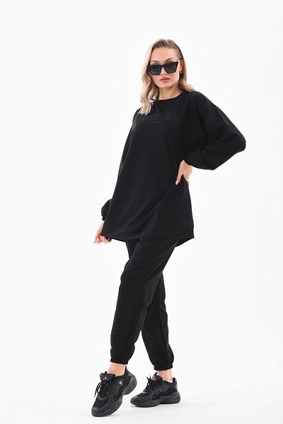 Marvella By Rasha Relaxed Fit Embossed Tracksuit Set