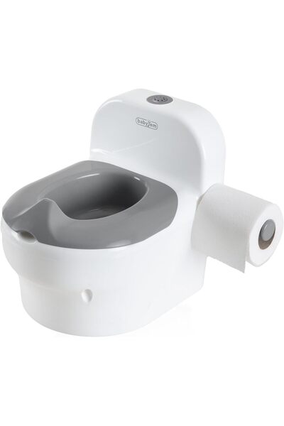 Babyjem جهاز تدريب على استخدام المرحاض من سيفون فويس - أبيض