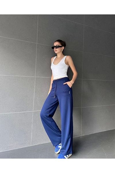 Işıltı kidss Palazzo Pants Blue