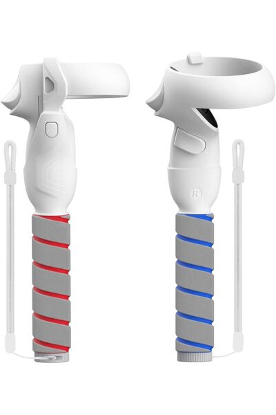 Arabest VR Controller Handle,Quest 2 Golf Club Adapter,Quick-Lock Buckle,ABS ...