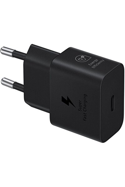 Generics Samsung Type-C 25 Watt Fast Charge Adapter, Black