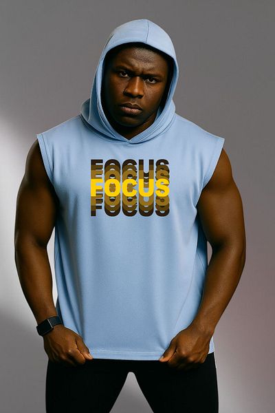 MUTLUGYM Fitness Sleeveless Hooded Athlete Sweatshirt