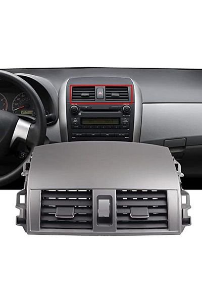 Toyota Corolla Dasbecan 55670-02160 Center Dash A/C Outlet Air Vent Panel Compatible with Toyota Corolla 2008-2013