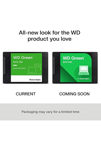 WESTERN DIGITAL 1TB WD Green Internal SSD - SATA III, 2.5/7mm, Up to 545 MB/s