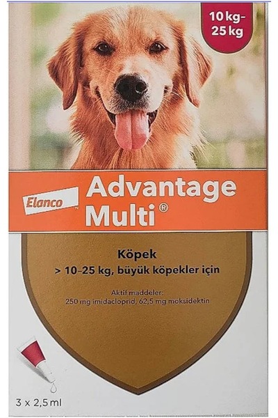 Bayer Advantage- Multi 10-25 Kg Köpekler için Damla STT:2026
