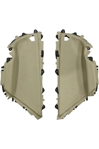 CAMRY Compatible with 2007-2011 Door Decoration Front Doors Only 2 Pieces