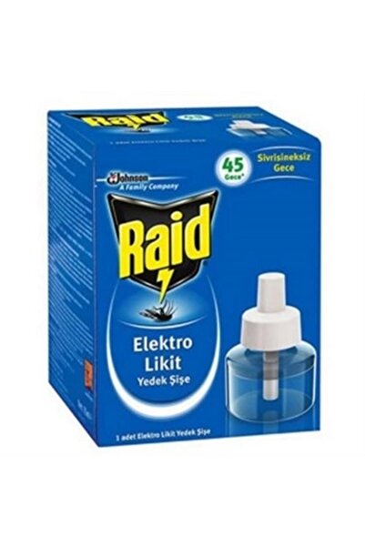 Genel Markalar Raid Elektro Likit Yedek 45 Gece 27.4ml