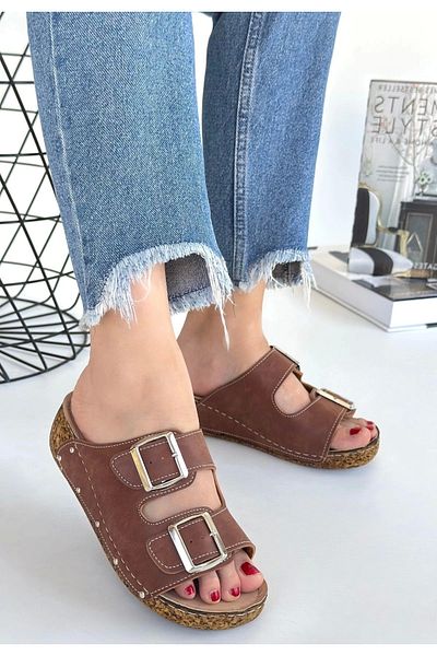 Işıltı kidss Rewer Tan Skin Slippers