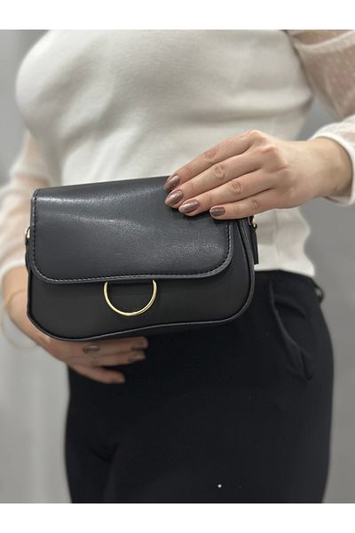 Işıltı kidss Black Skin Mossi Bag